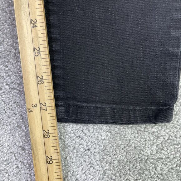 Kancan Jeans Women’s 29X27 Black Ankle Skinny Mid-Rise Stretch Denim Preppy - Picture 9 of 11